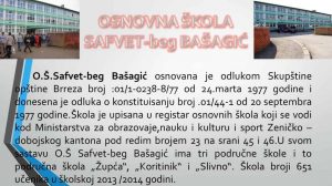 OS Safvet-beg Basagic - plaketa breze