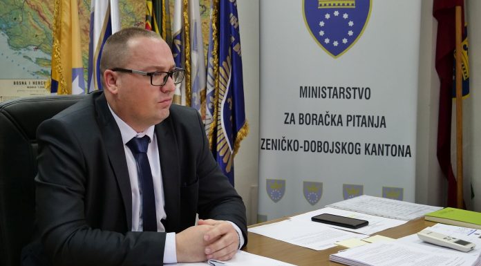 Adnan Sirovica, ministar za boračka pitanja ZDK