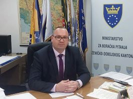Adnan Sirovica, ministar za boračka pitanja ZDK